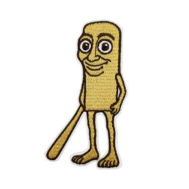 Imagem de 3,5 cm Tung Tung Sahur italiano Brainrot bordado ferro em patch