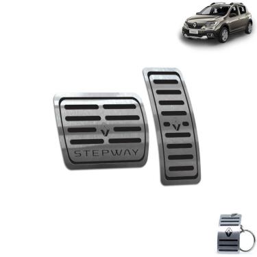 Imagem de Pedaleira Automático Renault Sandero Stepway 2020 2021 Preto