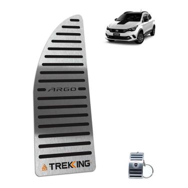 Imagem de Descanso De Pé Em Aço Inox Fiat Argo Trekking Preto