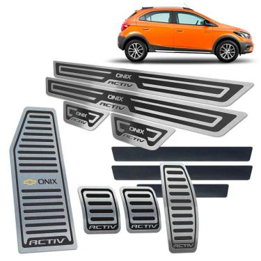 Imagem de Soleiras Vinil Pedaleiras Descanso Onix Activ 17/19 Manual