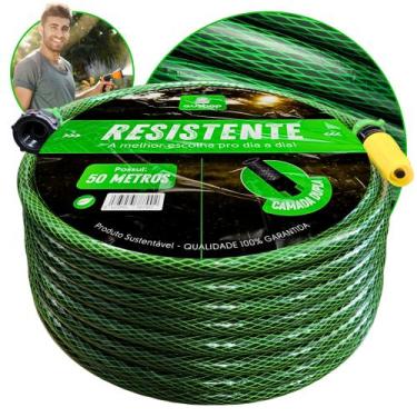 Imagem de Mangueira De Jardim 7/16 Trançada Super Flexível 50 Metros - AuShopExp