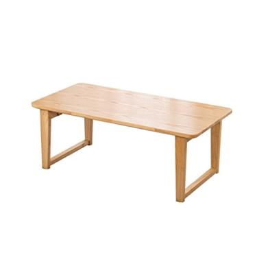 Imagem de URGDWEKJY Mesa central mesa de centro mesa baixa mesa lateral dobrável mesa de estudo peitoril janela janela pequena mesa de quarto (B, média)