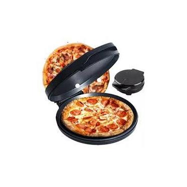 Imagem de Super Forno Elétrico Grill 110v Preto Para Assar Pizza tapioca omelete