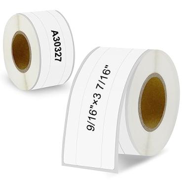 Imagem de Compatível com etiquetas de pasta de arquivo DYMO LW 1-up, substitua para Dymo Label 30327 (30576) 9/40.6 cm x 3-7/40.6 cm para Dymo Labelwriter 450, 450 Turbo, 450 Twin Turbo, 450 Duo, 4XL, 400