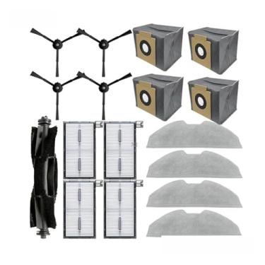 Imagem de Compatible With Eufy X8 Pro Robot Vacuum Cleaner Parts Main Side Brush Hepa Filter Mop Cloth Rag Dust Bag Accessories Replacement Spare Part(Set-3)