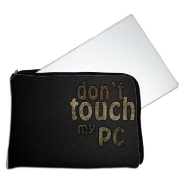 Imagem de Capa Protetora para Notebook Don't Touch 001 (FORRO PRETO, 14 Polegadas – 23,5cm x 33,5cm x 2cm (CxLxA))