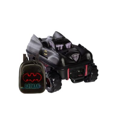 Imagem de Mochila Rodas Triplas 3D Lancheira Batman Monster Wheels