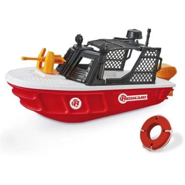 Imagem de Barco de Brinquedo Resgate que Flutua de Verdade Usual - Usual Brinque