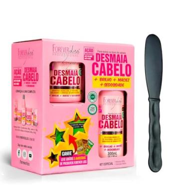 Imagem de Kit Especial Desmaia Cabelo Forever Liss Shampoo e Máscara