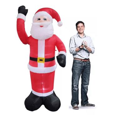 Imagem de Papai Noel Inflavel Grande Braço Mecanico 2,4M Natal