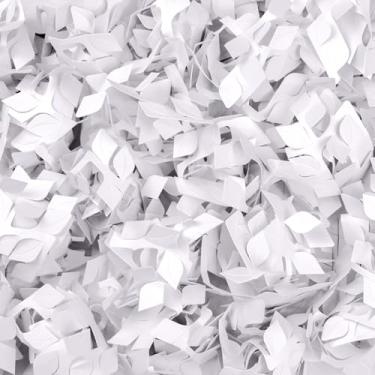 Imagem de PACKHOME Papel de chá de folhas de sol de 500 g para decoração, enchimento de papel branco com corte enrugado para caixa de presente, saco de cesta para embalagem de Natal, férias, embrulho de