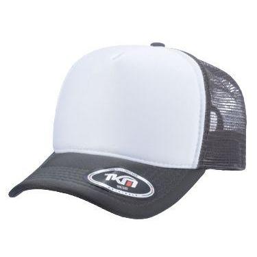 Imagem de Boné Trucker TKM Bicolor, Chumbo, Branco