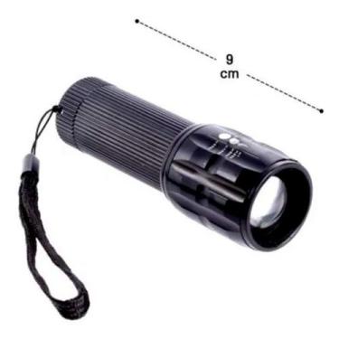 Imagem de Lanterna Tatica Militar Longo Alcance Usb Barata - Ingá