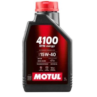 Imagem de Óleo Para Motor De Carro Motul 4100 Syn-nergy 15w-40 1l