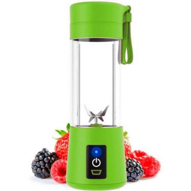 Imagem de Mini Liquidificador Portátil Juicer Cup 6 Lâminas Usb Verde