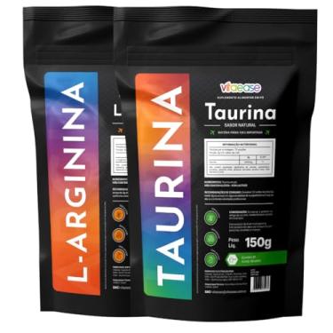 Imagem de vitaease - L-Taurina Em Pó + L-Arginina Em Pó (150g, Sem sabor)