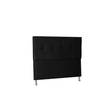 Imagem de Cabeceira Lisboa 1,95 Cm Cama Box King Size Suede Preto