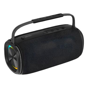 Imagem de Caixa de Som KD-821 Bluetooth Preta Áudio Luz Resistente