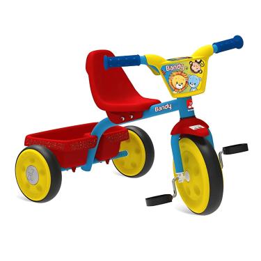 Imagem de Triciclo Bandy Infantil Motoca Pedal Com Carenagem Bandeirante