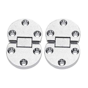 Imagem de 2 PCS Liga de Zinco Dobradiça Autoportando Mesa dobrável Hinges Home Flap Tabelas Móveis Oval Hardware Dobrável Tabela Hardware YYDFPIIA