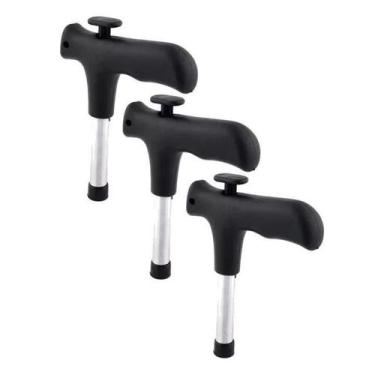 Imagem de Kit 3 Abridor Furador De Coco Verde Perfurador Inox 13,5Cm - Kehome