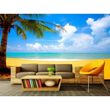 Imagem de Papel de Parede Painel Fotográfico Praia 66 -1,00 X 1,00 - Voce Decora