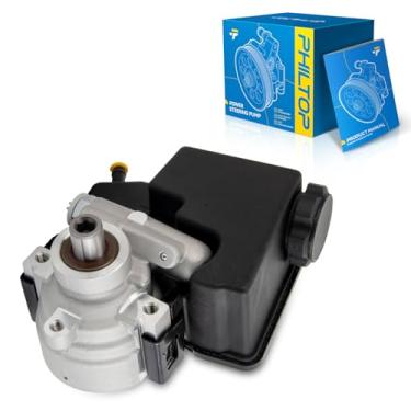 Imagem de PHILTOP Bomba de direção hidráulica 2055982 com reservatório, adequada para Grand Prix 3.8L 2004-2008, LaCrosse 3.8L 2005-2009, Impala 3.8L 2004-2005; Monte Carlo 3.8L, substitui OE 10325212