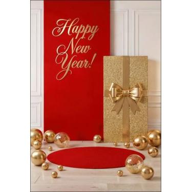 Imagem de Fundo Fotográfico Ano Novo Cenário Tecido 1,20 x 1,70m - Fadrix, FANV0