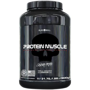 Imagem de Protein Muscle - Blend Proteínas - 900G - Black Skull-Unissex