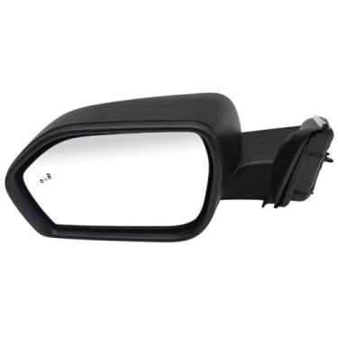Imagem de Jecoupoon Conjunto de espelho do lado esquerdo do motorista compatível com Explorer 2020-2025 com ponto cego (luz de seta aquecida), preto, 5 pinos LB5Z17682SD LB5Z17683SD (superfície fosca, esquerda