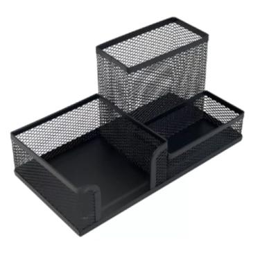 Imagem de Porta Trecos Organizador Mesa Aramado Lápis Canetas Clips