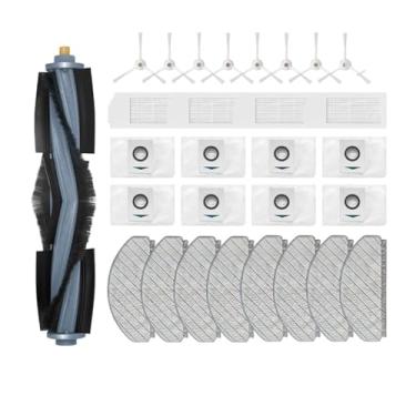 Imagem de Compatible With Compatible With Ecovacs T10 Plus / X1 Plus Roller Side Brush Filter Dust Bag Mop Rag Robot Vacuum Cleaner Replacement Accessory Part(Set T)