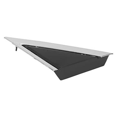 Imagem de Generic Guarnição Triangular do Espelho Retrovisor Lateral Exterior, Placa Triangular do Espelho Retrovisor Carro Com Acabamento Cromado à Prova de Arranhões para Veículo (#11)