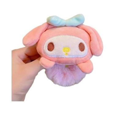 Imagem de Tiara De Pelúcia Kawaii Sanrio Para Meninas, Acessório De Cabelo Feito