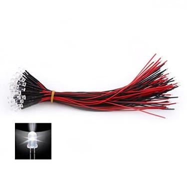 Imagem de Hyuduo 50 Unidades de Baixo Consumo de Energia, 3 5 10 Mm DC 9 a 12 V Diodos LED Transparentes de água Pré-conectados, Acessórios e Hardware para videogame:, ótima Relação Custo-benefício Com Ampla