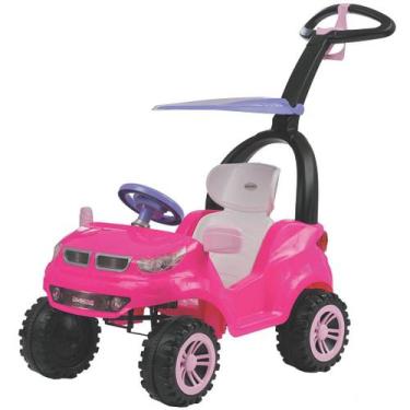 Imagem de Carrinho de Passeio e Pedal Biemme Push Car Easy Ride Rosa