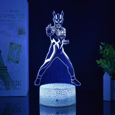 Imagem de Luz noturna 3D Ultraman Kamens Rider com controle remoto