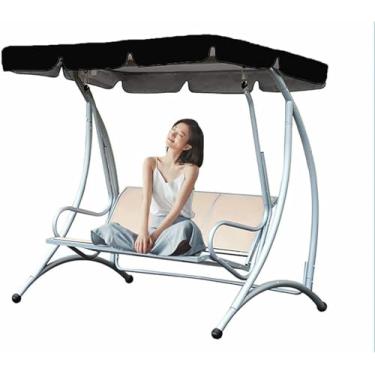 Imagem de Capa de substituição para balanço de pátio de 2 ou 3 lugares, impermeável, para uso externo em jardins e áreas externas, em tecido Oxford 210D~/