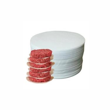 Imagem de Papel Separador para Hambúrguer 128mm Redondo Parafinado - Mamedes pap