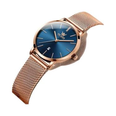 Imagem de Relógio De Pulso Feminino À Prova d'Água OLEVS 5869 Com Pulseira De Ma
