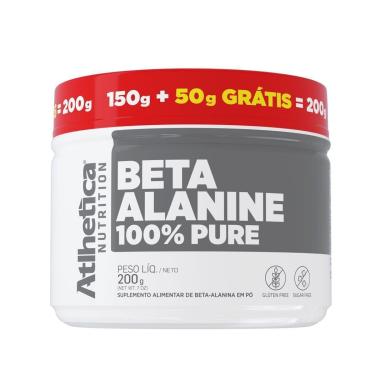 Imagem de Beta-Alanine 100% Pure - 150g + 50g Sem Sabor - Atlhetica Nutrition-Unissex