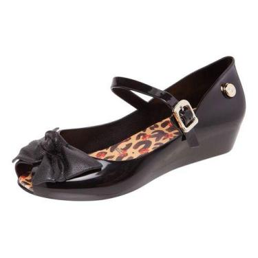 Imagem de Sandália Feminina Anabela Anabelinha Infantil Laço Nó Miss - Miss-Miss