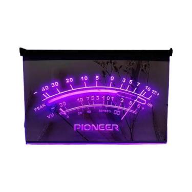 Imagem de Letreiro Neon LED 3D Esculpido Pioneer Peak VU dB Arte De Parede Para 