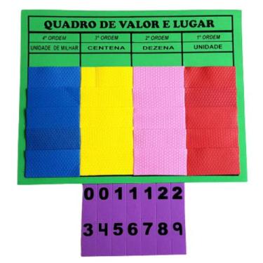 Imagem de Alfabetização Quadro De Valor E Lugar Em E.v.a - Criativa Materiais Ed