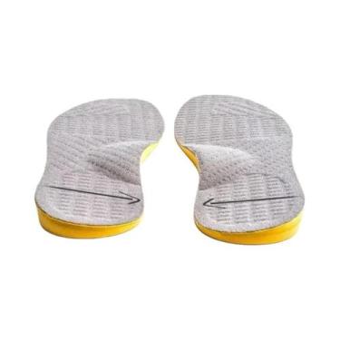 Imagem de Palmilha Ortopédica Para Pés Planos Com Suporte De Arco Para Homens E 