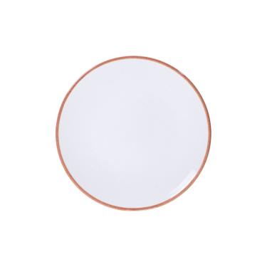 Imagem de Prato Sobremesa Tramontina Jeri Mocha Em Porcelana 23 Cm Tramontina