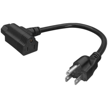 Imagem de Strhowill 0,32 m/1FT Nema 5-15P para C13 + Nema 5-15R Piggyback Cord