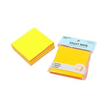 Imagem de Blocos De Notas Adesivas Cor Morandi 100 Folhas, Material Escolar E De