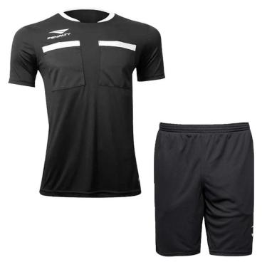 Imagem de Conjunto Penalty Árbitro VI Camisa + Calção Mascu-Masculino
