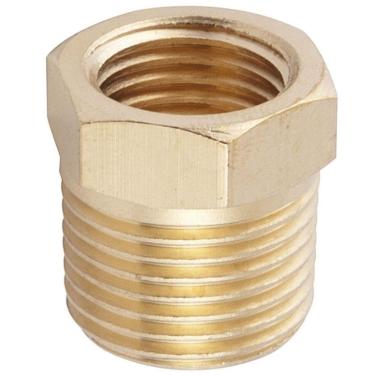 Imagem de Bucha Redução Lubefer 1/4 Macho x 1/8 Fêmea Aço